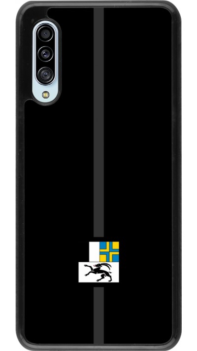 Samsung Galaxy A90 5G Case Hülle - Kanton GR schwarz