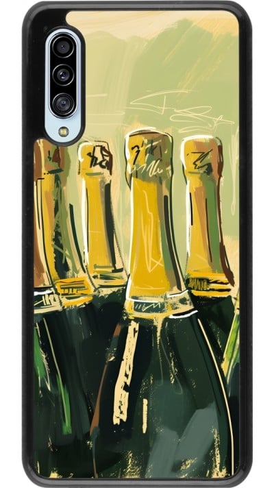Samsung Galaxy A90 5G Case Hülle - Champagne Malerei