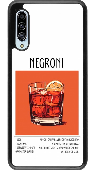 Samsung Galaxy A90 5G Case Hülle - Cocktail Rezept Negroni