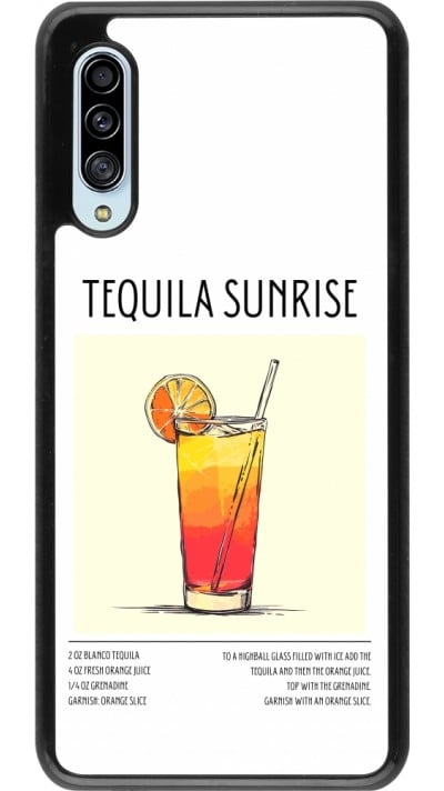 Samsung Galaxy A90 5G Case Hülle - Cocktail Rezept Tequila Sunrise