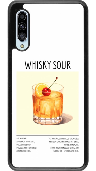 Samsung Galaxy A90 5G Case Hülle - Cocktail Rezept Whisky Sour