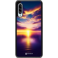 Samsung Galaxy A90 5G Case Hülle - Sonnenuntergang gelb violett