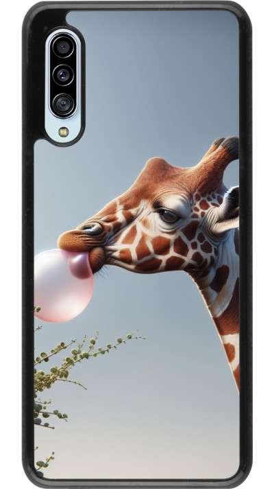 Samsung Galaxy A90 5G Case Hülle - Giraffe mit Blase