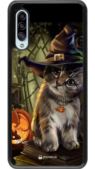 Coque Samsung Galaxy A90 5G - Halloween 21 Witch cat