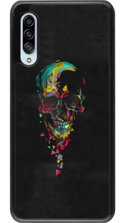 Samsung Galaxy A90 5G Case Hülle - Halloween 22 colored skull