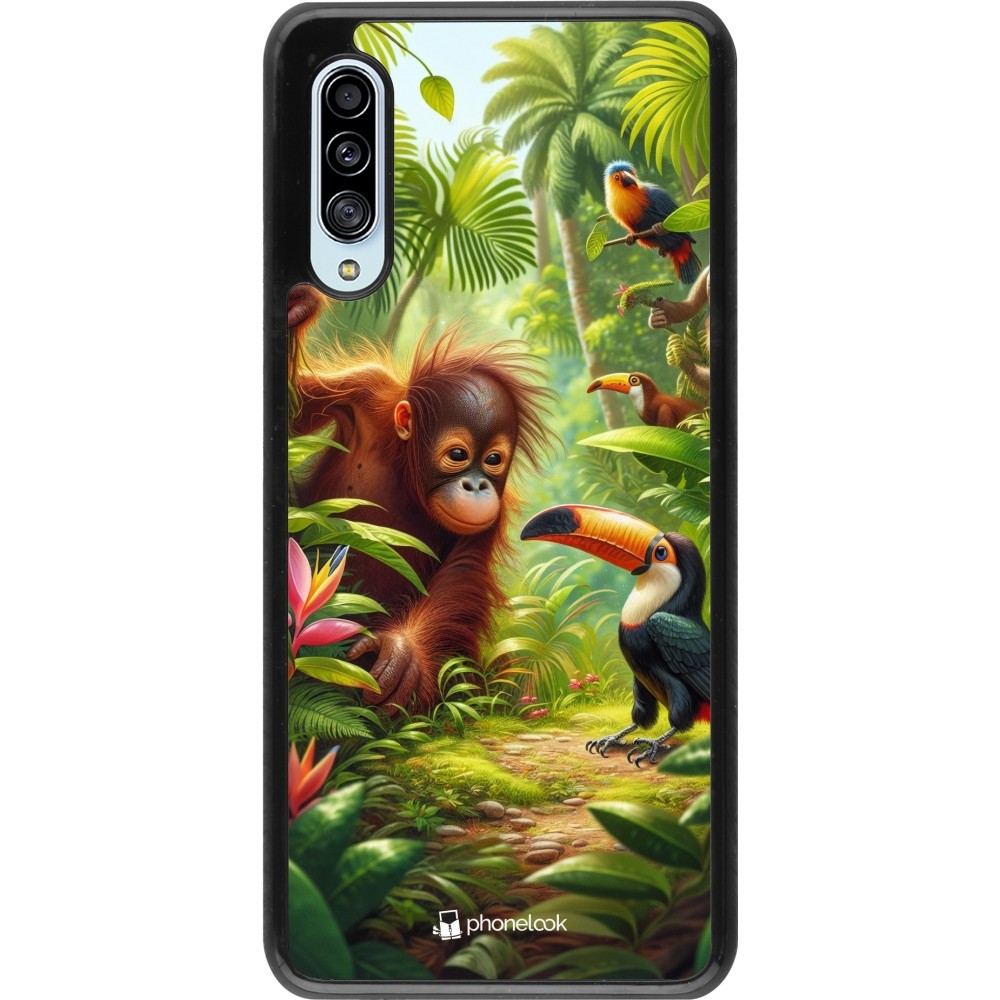 Samsung Galaxy A90 5G Case Hülle - Tropischer Dschungel Tayrona