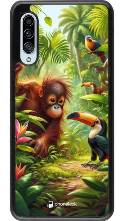 Samsung Galaxy A90 5G Case Hülle - Tropischer Dschungel Tayrona