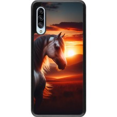 Samsung Galaxy A90 5G Case Hülle - Majestätischer Sonnenuntergang Pferd