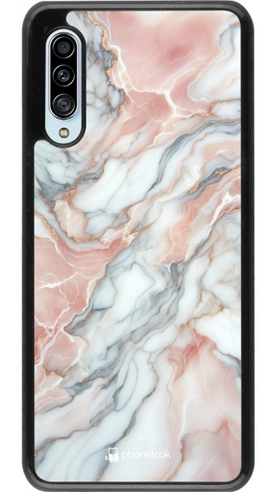 Samsung Galaxy A90 5G Case Hülle - Rosa Leuchtender Marmor