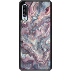 Samsung Galaxy A90 5G Case Hülle - Violetter silberner Marmor