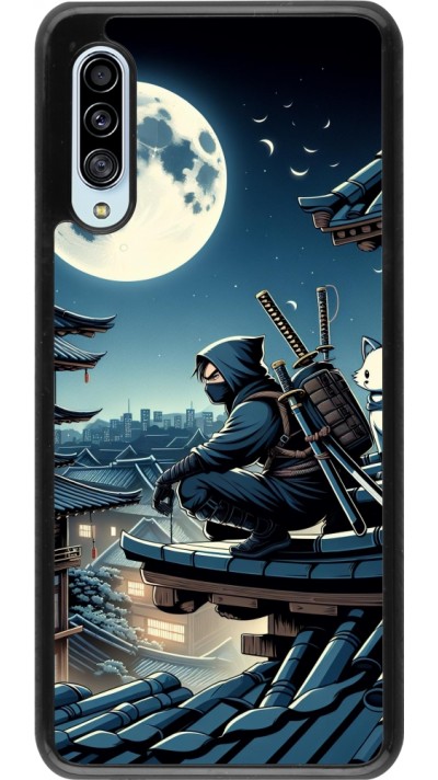 Samsung Galaxy A90 5G Case Hülle - Ninja unter dem Mond
