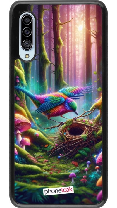 Coque Samsung Galaxy A90 5G - Oiseau Nid Forêt