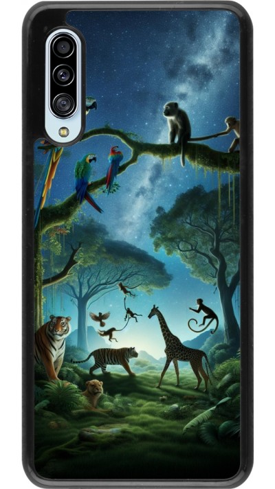 Samsung Galaxy A90 5G Case Hülle - Paradies der exotischen Tiere