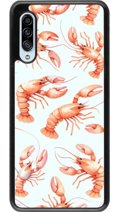Samsung Galaxy A90 5G Case Hülle - Muster von pastellfarbenen Hummern
