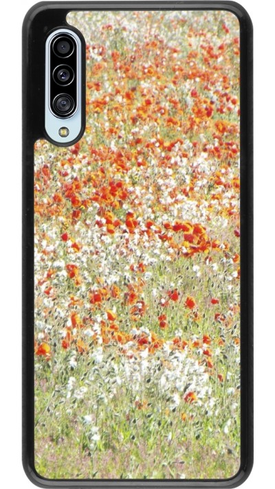 Coque Samsung Galaxy A90 5G - Petites fleurs peinture