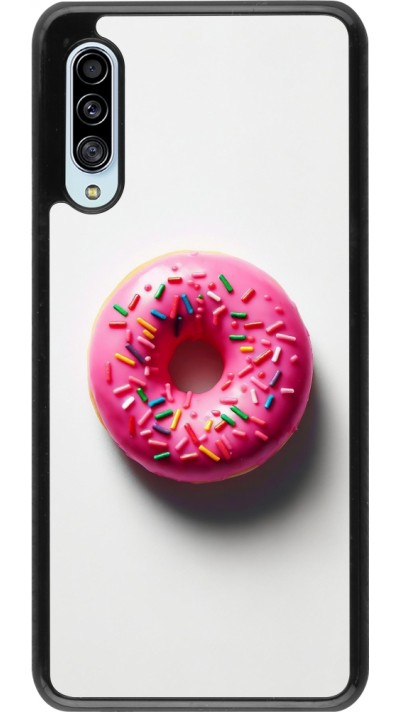 Coque Samsung Galaxy A90 5G - Weißer Hintergrund, pinker Donut
