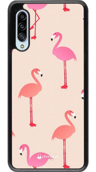 Coque Samsung Galaxy A90 5G - Pink Flamingos Pattern