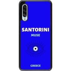 Samsung Galaxy A90 5G Case Hülle - Pop Summer Destination Santorini