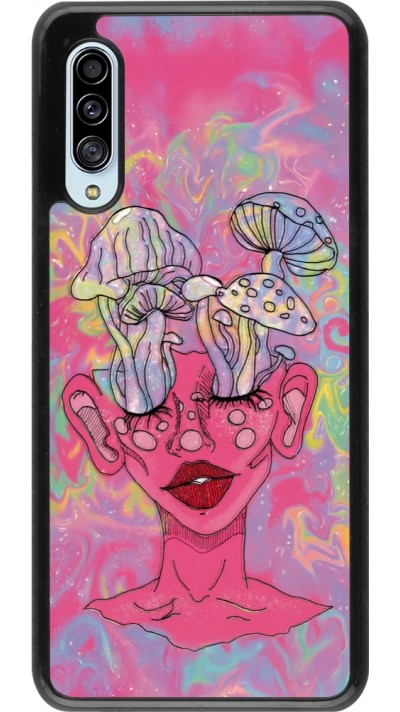 Coque Samsung Galaxy A90 5G - Psychedelic pink mushroom
