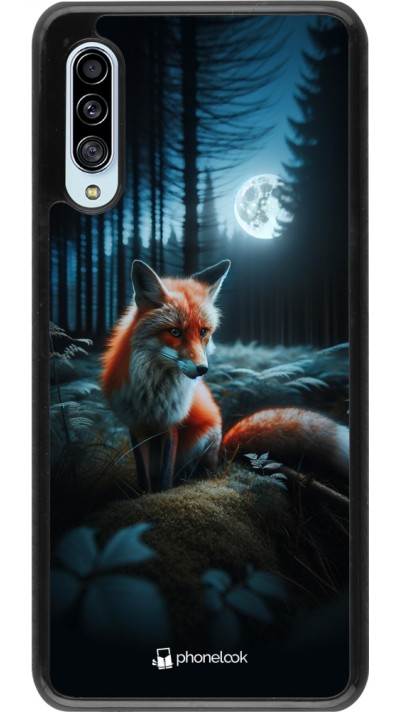 Coque Samsung Galaxy A90 5G - Renard lune forêt