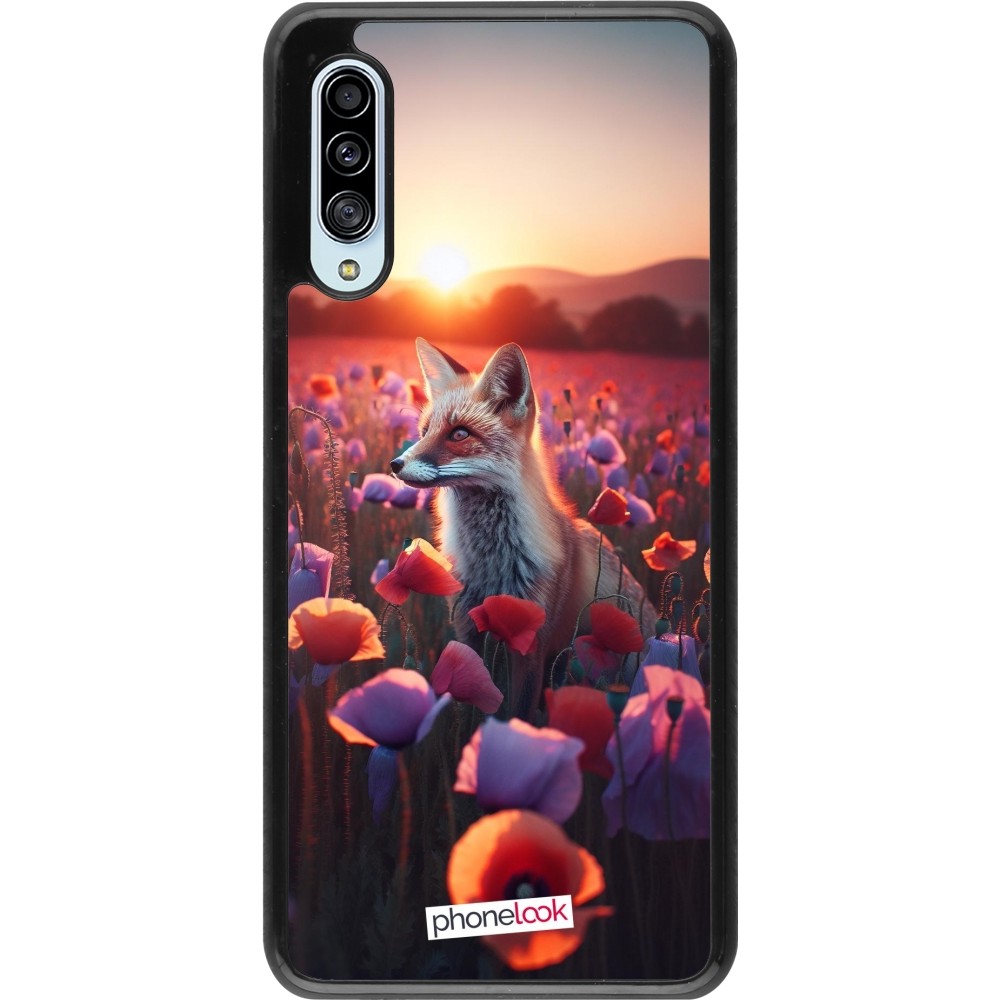 Samsung Galaxy A90 5G Case Hülle - Purpurroter Fuchs bei Dammerung