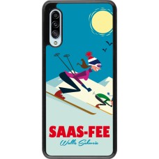 Samsung Galaxy A90 5G Case Hülle - Saas-Fee Ski Downhill