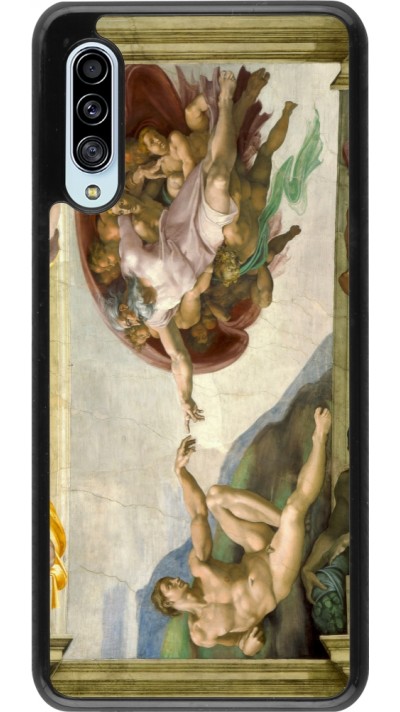 Coque Samsung Galaxy A90 5G - Tableau art - La Création d’Adam - Michel-Ange
