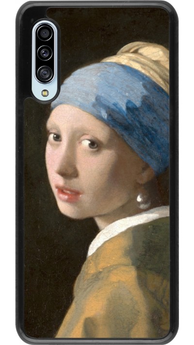 Coque Samsung Galaxy A90 5G - Tableau art - La Jeune fille à la perle - Johannes Vermeer