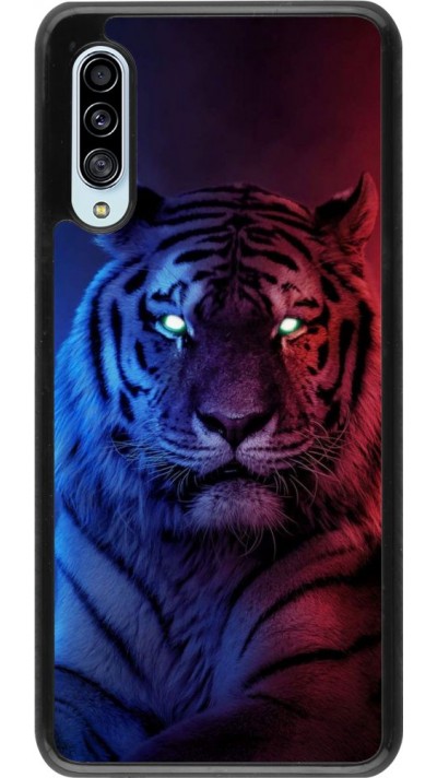 Coque Samsung Galaxy A90 5G - Tiger Blue Red