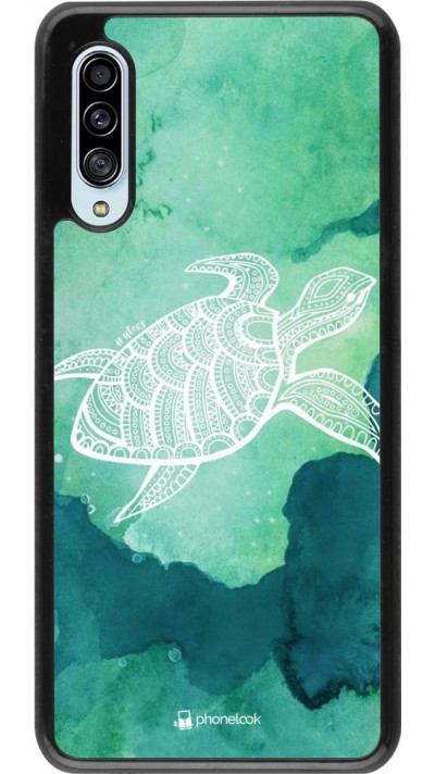 Coque Samsung Galaxy A90 5G - Turtle Aztec Watercolor