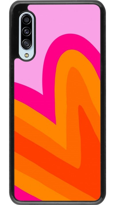 Coque Samsung Galaxy A90 5G - Valentine 2024 heart gradient