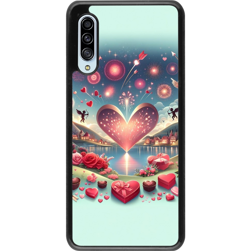 Samsung Galaxy A90 5G Case Hülle - Valentin 2025 Schick