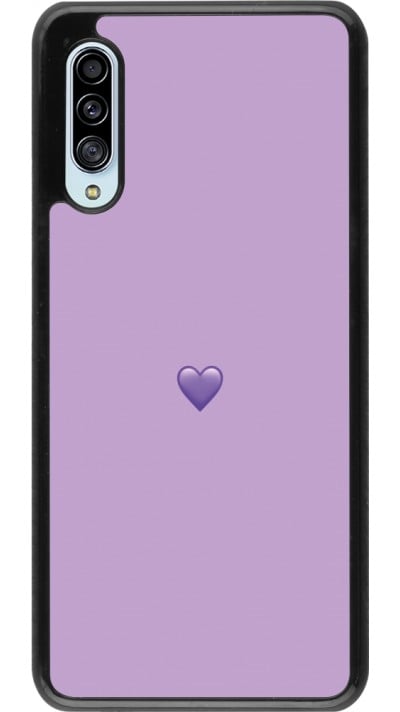 Coque Samsung Galaxy A90 5G - Valentine 2023 purpule single heart