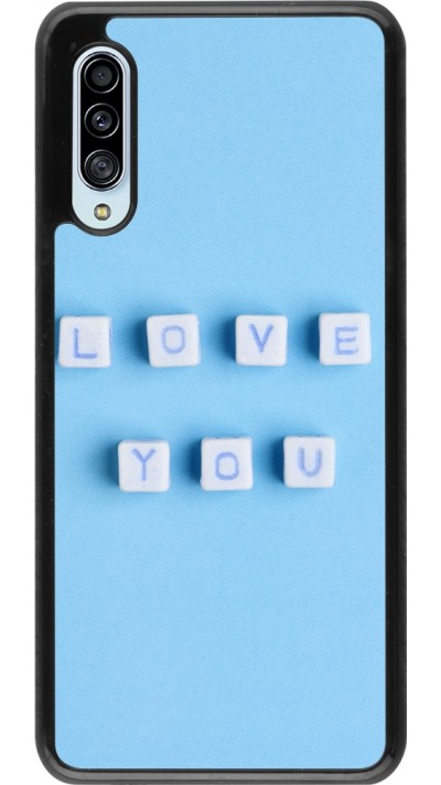 Coque Samsung Galaxy A90 5G - Valentine 2023 blue love you