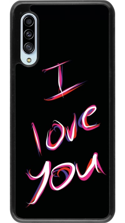 Coque Samsung Galaxy A90 5G - Valentine 2023 colorful I love you