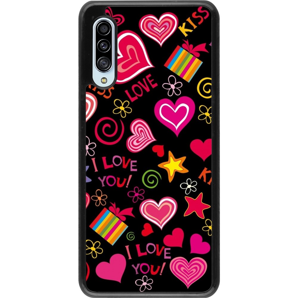 Samsung Galaxy A90 5G Case Hülle - Valentine 2023 love symbols