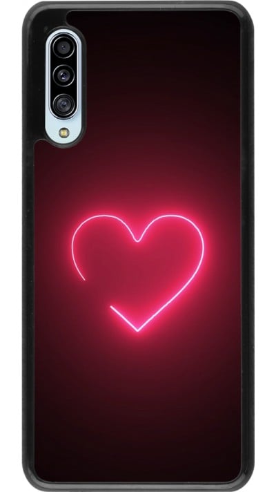 Coque Samsung Galaxy A90 5G - Valentine 2023 single neon heart