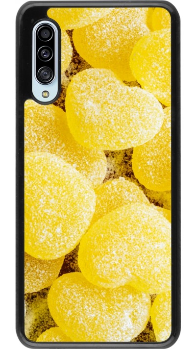 Coque Samsung Galaxy A90 5G - Valentine 2023 sweet yellow hearts