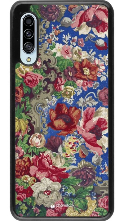 Coque Samsung Galaxy A90 5G - Vintage Art Flowers