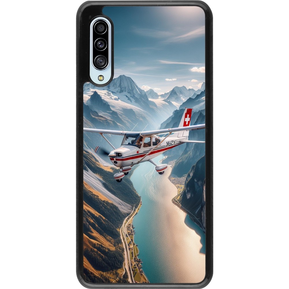 Samsung Galaxy A90 5G Case Hülle - Schweizer Alpenflug