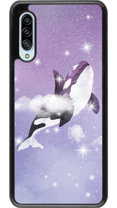 Coque Samsung Galaxy A90 5G - Whale in sparking stars