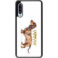 Samsung Galaxy A90 5G Case Hülle - Wine Teckel