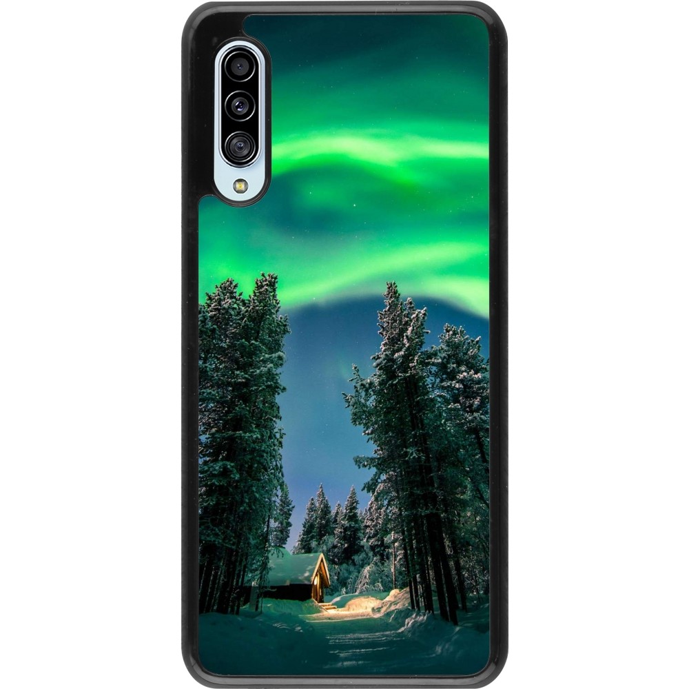 Samsung Galaxy A90 5G Case Hülle - Winter 22 Northern Lights