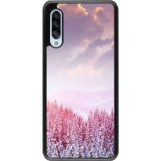 Samsung Galaxy A90 5G Case Hülle - Winter 22 Pink Forest