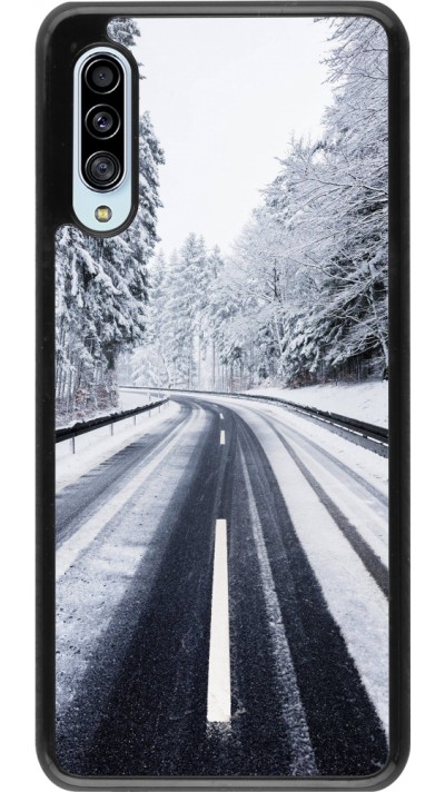 Coque Samsung Galaxy A90 5G - Winter 22 Snowy Road