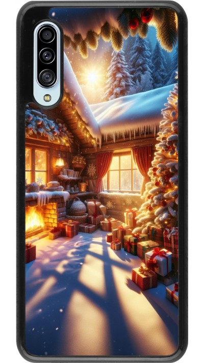 Coque Samsung Galaxy A90 5G - Noël Chalet Féerie
