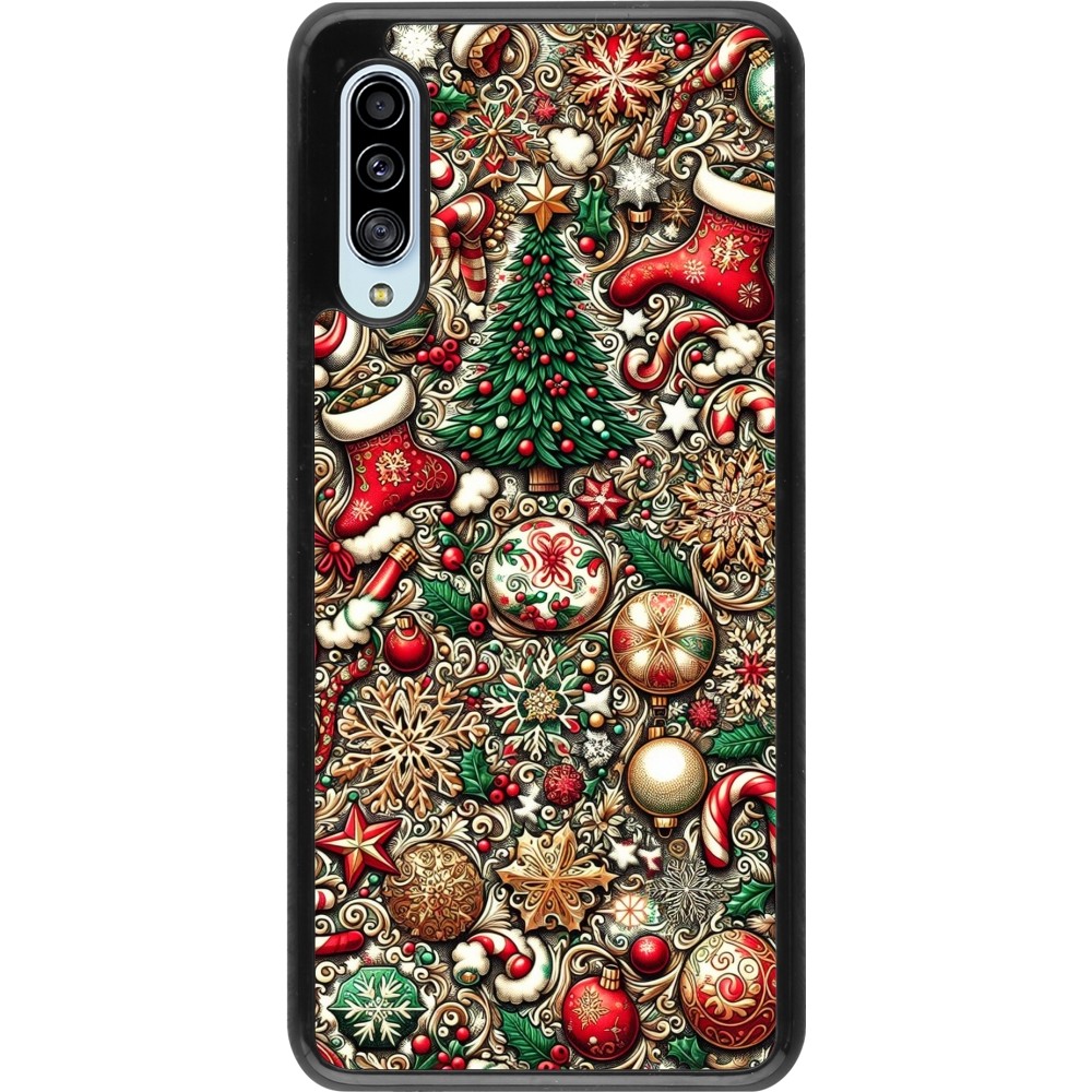 Samsung Galaxy A90 5G Case Hülle - Weihnachten 2023 Mikromuster