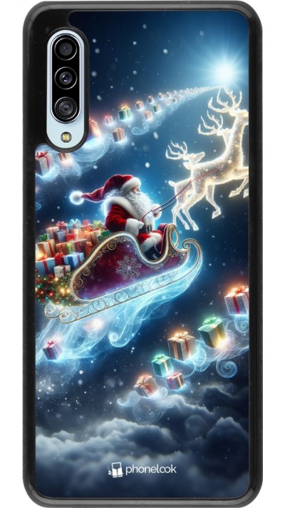 Coque Samsung Galaxy A90 5G - Noël 2023 Père Noël enchanté