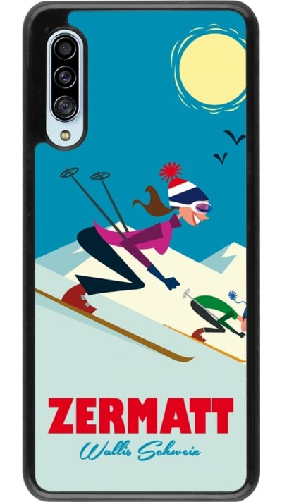 Coque Samsung Galaxy A90 5G - Zermatt Ski Downhill