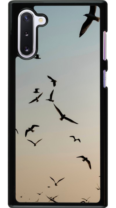 Samsung Galaxy Note 10 Case Hülle - Autumn 22 flying birds shadow